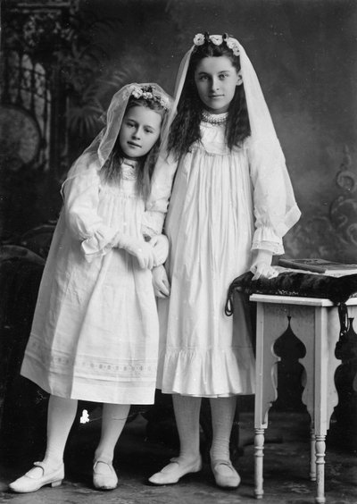 Portrait of Two Girls by George Gregory